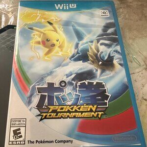 Pokken Tournament Nintendo Wii U WiiU 2016 TESTED & WORKING No Card